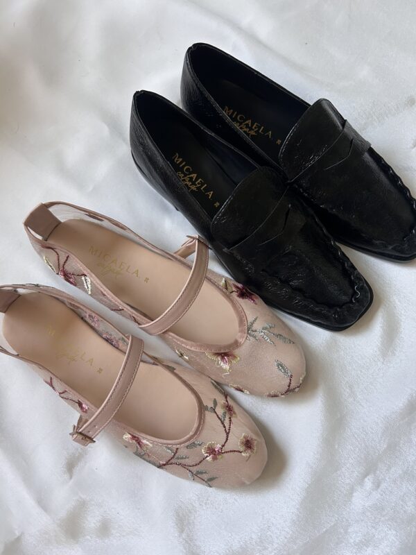 Combo 2 pares mocasin y ballerinas flores